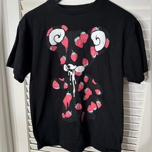 VINTAGE YPT HUMANFORUM JAPAN STREETWEAR STRAWBERRY BEAR PUNK VERY RARE fits M-L